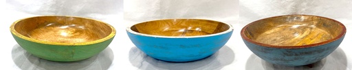 [9275622] TIGELA MADEIRA PINTADA ANTIGUO L 25 CM