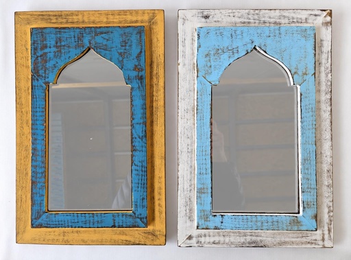 [9275640] ESPEJO MADERA PIN ANT ARAB1 40X26