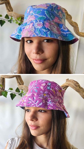 [4075471] SOMBRERO RÉVERSIBLE COTON M 471