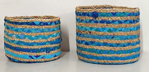 [5575020] SET OF 2 PORTAMACETA JUTE-SARI 22