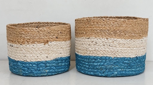 [5575036] SET DE 2 PORTAMACETA YUTE-COL 22