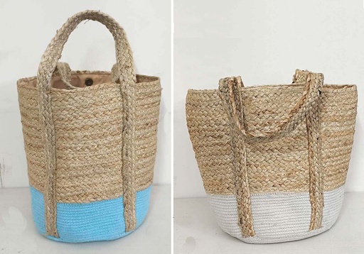 [4075756] SAC DE JUTE COTON 30X25 CM