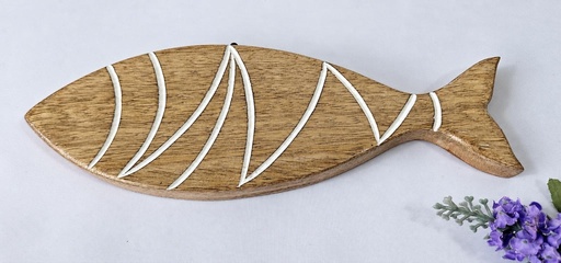 [9275481] PECES PARED MADERA TALLADA 26X10 CM