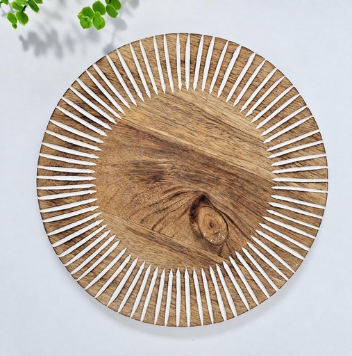 [9275482] PLATO MADERA TALLADA 25 CM