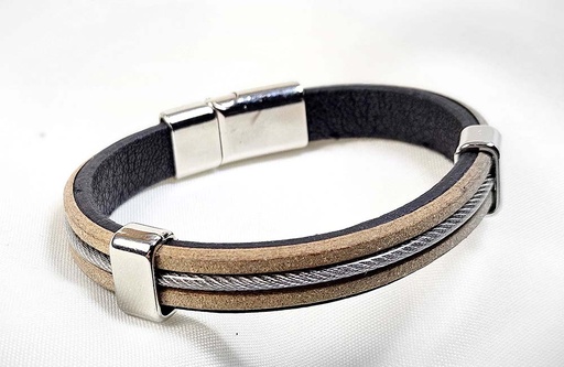[0685149] BRACCIALE PELLE-METALLO MODELLO 149