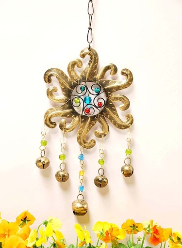 [1675479] MOVIL SOL C/CASCABEL MET 46 CM