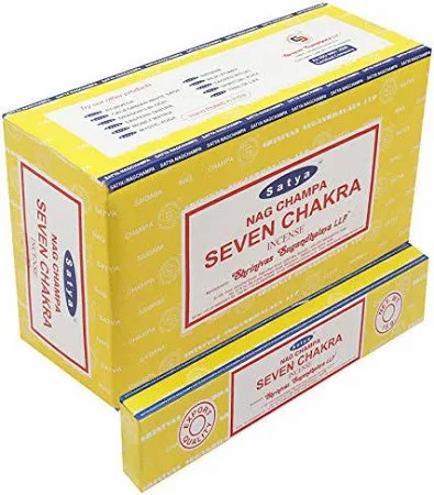 [6075125] INCENSO SATYA 7 CHAKRAS 15GR