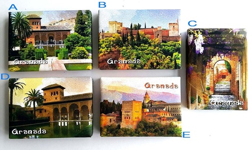 [1585600] IMÁN CANVAS/OLEO GRANADA 7X5TV