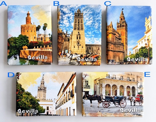 [1585601] IMÁN CANVAS SEVILLA 7X5 CM TV