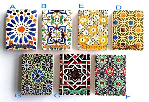 [1585800] IMÁN MARMOL MOSAICO GRANADA TV