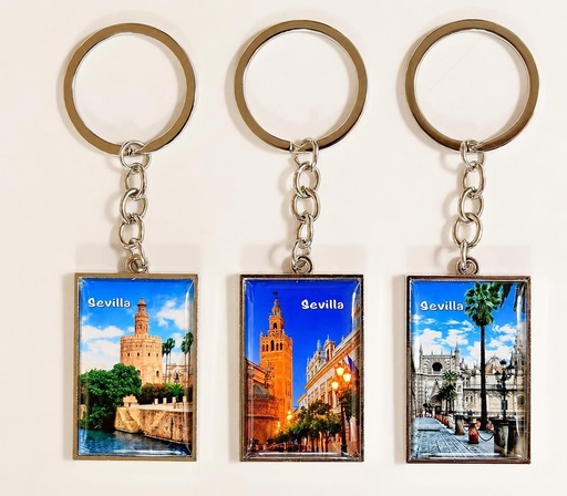 [1585401] LLAVERO RESINA 1 CARA SEVILLA