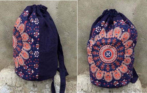 [4075048] MOCHILA COTON MANDALA 048