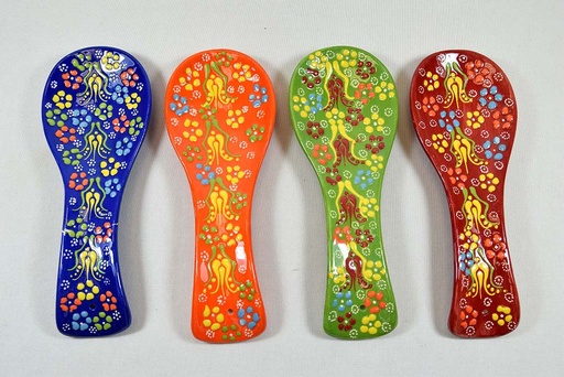 [1085066] CUCHARA CERÁMICA MULTICOLOR 22 CM