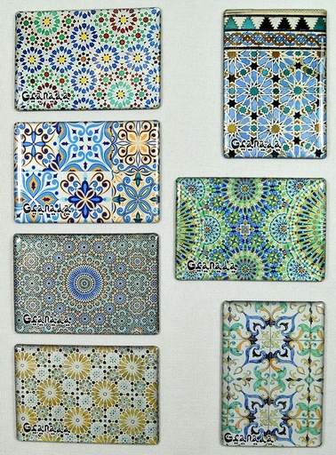 [1585395] IMÁN RECTANGULAR MOSAICO GRANADA P