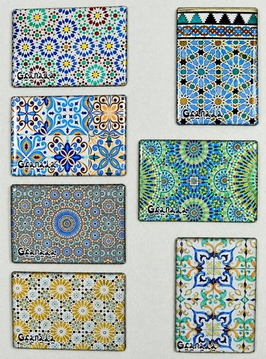 [1585395] IMÁN RECTANGULAR MOSAICO GRANADA P