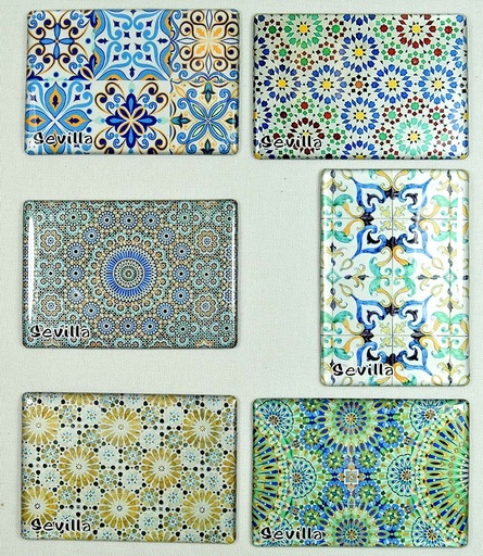 [1585396] IMÁN RECTANGULAR MOSAICO SEVILLA P