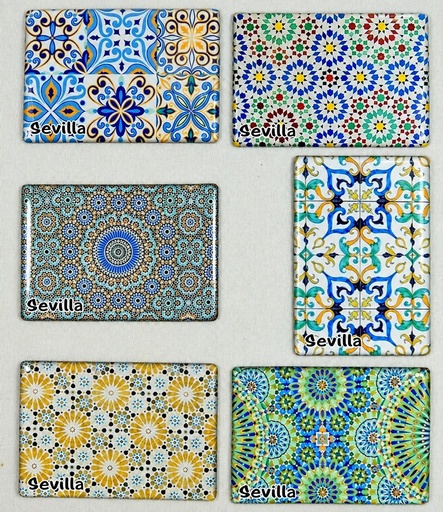 [1585396] IMÁN RECTANGULAR MOSAICO SEVILLA P