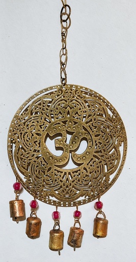 [1675556] MOVIL RED MANDALA OM METAL 30 CM