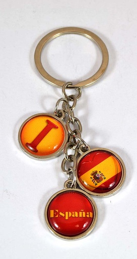 [1585212] CHAVEIRO TRIPLO RED I LOVE ESPAÑA