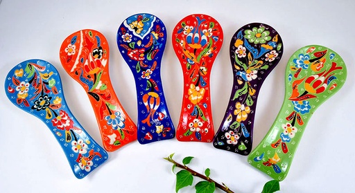 [1085005] CUCHARA CERAMICA RELIEVE 22 CM