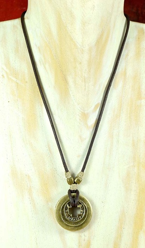 [0575811] NECKLACE LEATHER MODEL 811