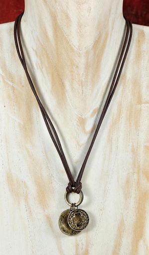 [0575812] NECKLACE LEATHER MODEL 812
