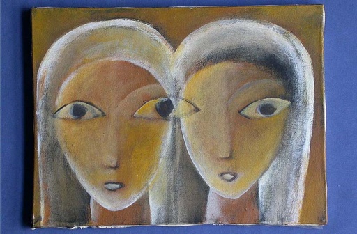 [7062150] CUADRO ROSTROS 30X25 CM