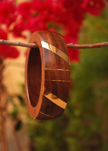 [0575316] BRACELET BOIS/BRO M