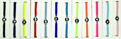 [0585002] PULSERA OJO TURCO TRENZA 002