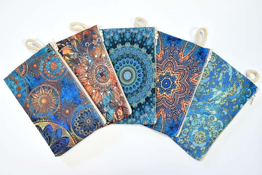 [4085402] PORTAMONETE COTONE MANDALA 15X10 CM