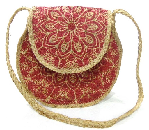 [4075236] BOLSO DE ESPARTO RED CON TAPA 31X28