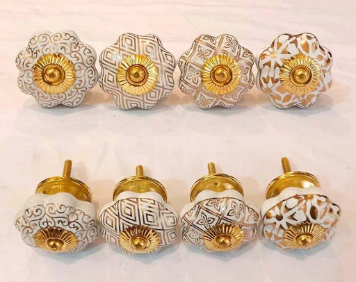 [1775019] KNOB MELON MOSAIC BLA/ORO