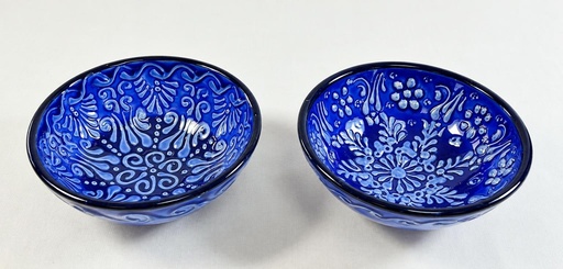 [1085142] BOL CÉRAMIQUE RELIEV AZUL 15 CM