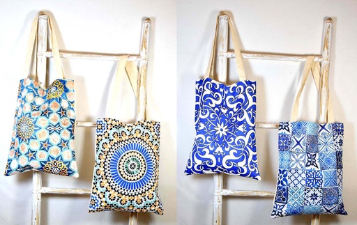 [4085440] BORSA COTONE MOSAICO 43X34 CM