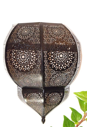 [9075397] APPLIQUE MURALE MÉTAL JANSI 36X22X10 CM