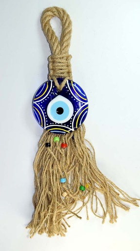 [3585045] COLGANTE OJO TURC PINT 37X9 CM