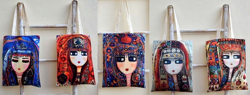 [4085442] SAC COTON MUÑECA TURCA 43X34CM