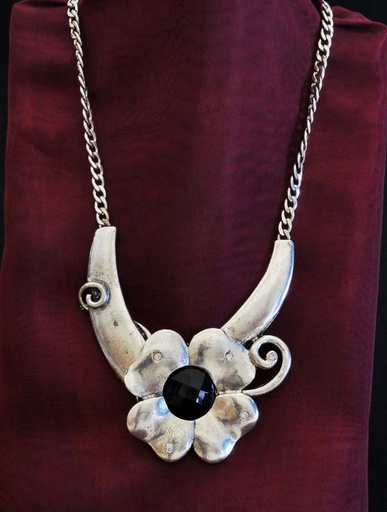 [0582005] NECKLACE METAL CRISTAL 005