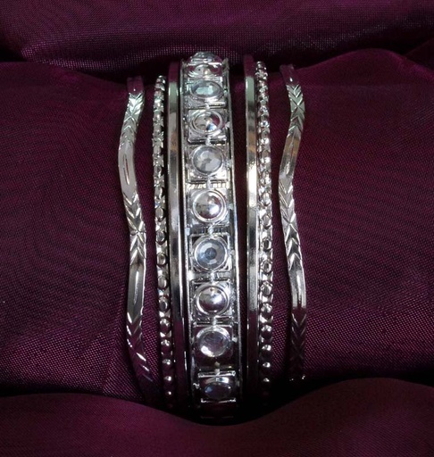 [0582010] PULSERA METAL 7 AROS 010