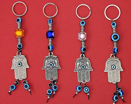 [0585131] LLAVERO OJO TURCO HAMSA MODELO131