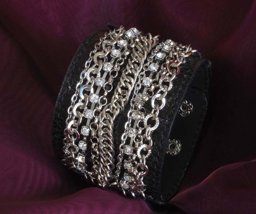 [0582029] PULSERA METAL CREMALLERA MUJER