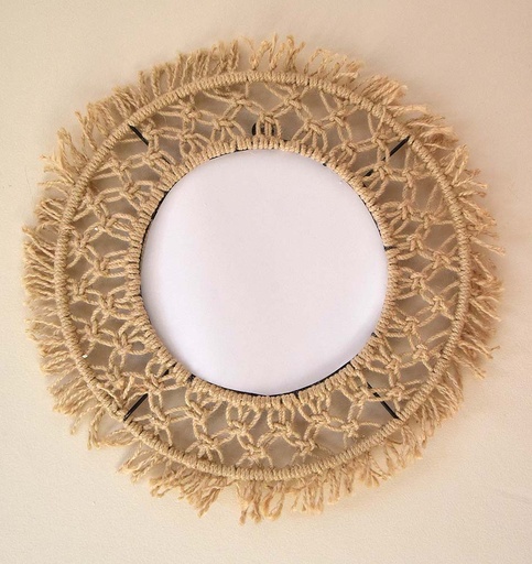 [9075136] MIRROR JUTE FLECOS 50 CM