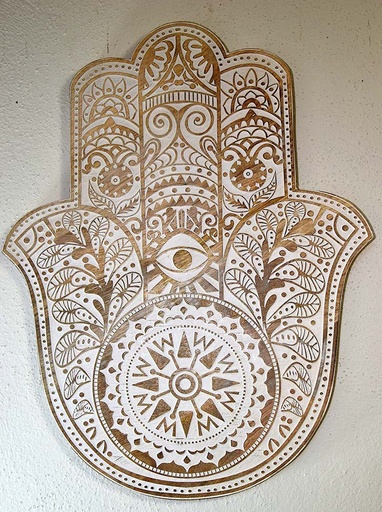 [9075291] PLACA MAD TALLAD HAMSA 45 CM