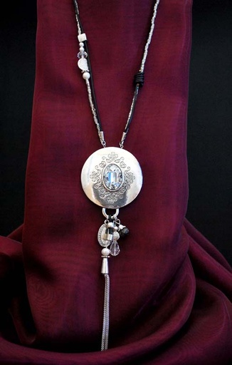 [0582049] COLLAR CORAZON CRISTAL 50 CM