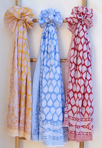 [4075185] PAREO COTTON BLOCK PRINTNº29 180X110