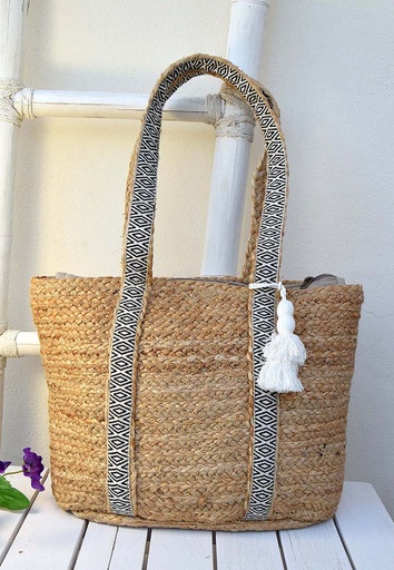 [4075239] SAC NATUREL JUTE C/TEJIDO 45X30