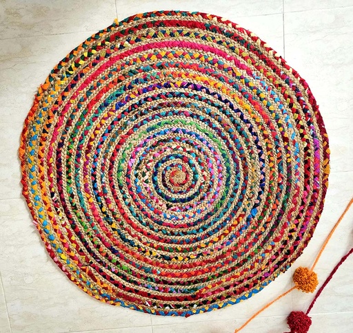 [5575400] TAPPETO MULTICOLORE IUTA-SARI 90 CM