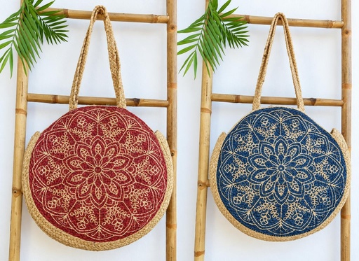 [4075254] BOLSO DE YUTE ESTAMPADO 45 CM 254
