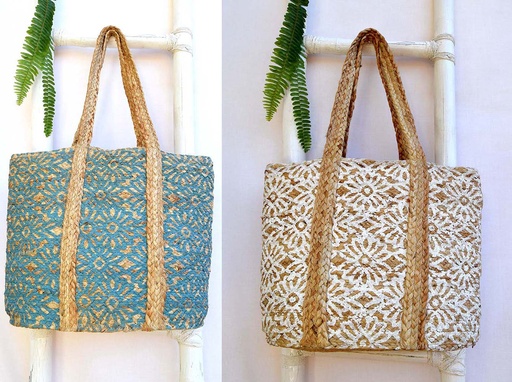 [4075258] BOLSO DE YUTE ESTAMPADO45X35 CM 258