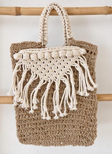 [4075806] BOLSO NUPUR DE YUTE MACRAMÉ 33X26